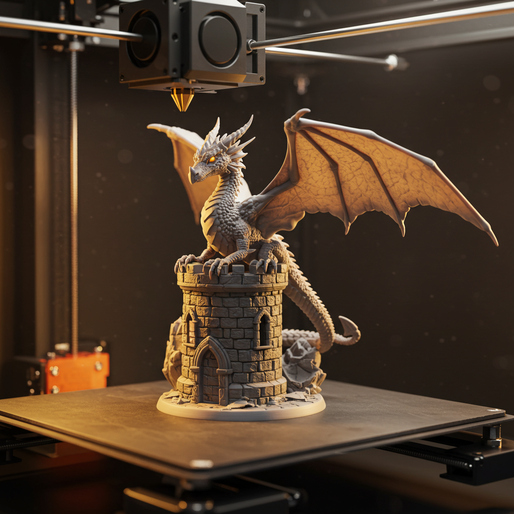 DragonMiticoFigura3D